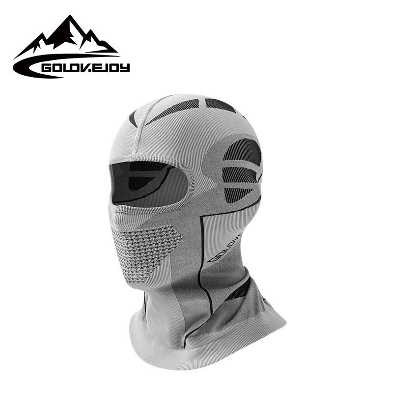Custom Winter Thermal Fleece Printing Knitted Face Mask Ski Mask Balaclava For Skiing Cycling Motorcycle Outdoor Sports