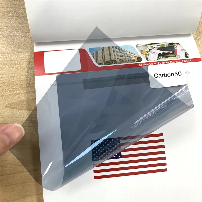 Car Parts Window Glass Tint Black VLT 5% CS05 Nano Carbon Film Self Adhesive 1.52*30M Heat Reject Solar Control Film