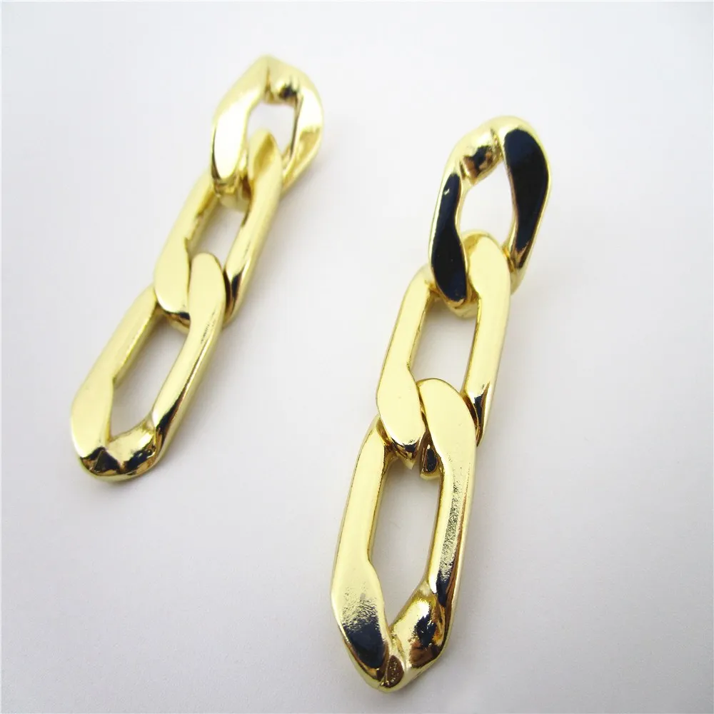 popular linner alloy casting dangle earring chain earring