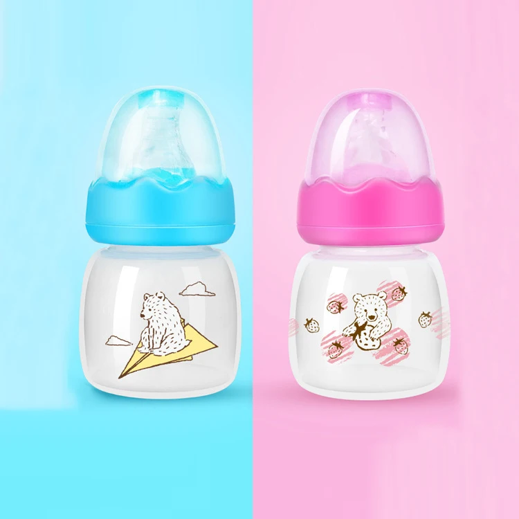 60 мл милая Корейская мини-бутылочка для кормления детей