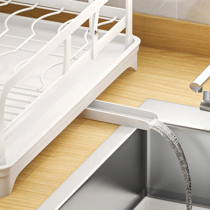 Home And Kitchen Dish Drainer Rack Dish Drying Organizer Rack Cutlery Storage Water Cup Chopsticks Knife And Fork Holder