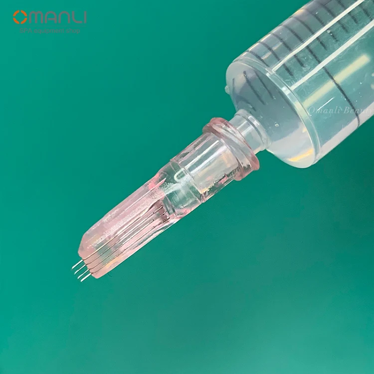 Crystal 5Pin 9Pin Multi Needle Injector 5Pins For Hyaron Rejuran Skin Booster Mesotherapy Injections Anti Wrinkles