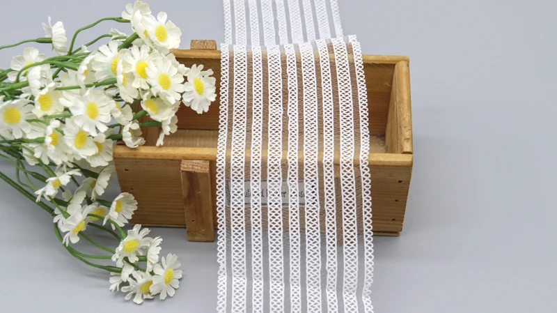 Hot selling commonly use DIY elastic trim white wide custom elastic band for clothing