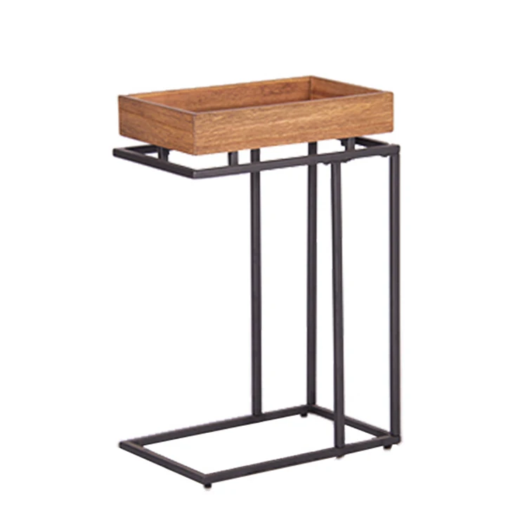 Cheap C Shape Modern Iron Decorative Accent Coffee Tables Side Tables For Living Room