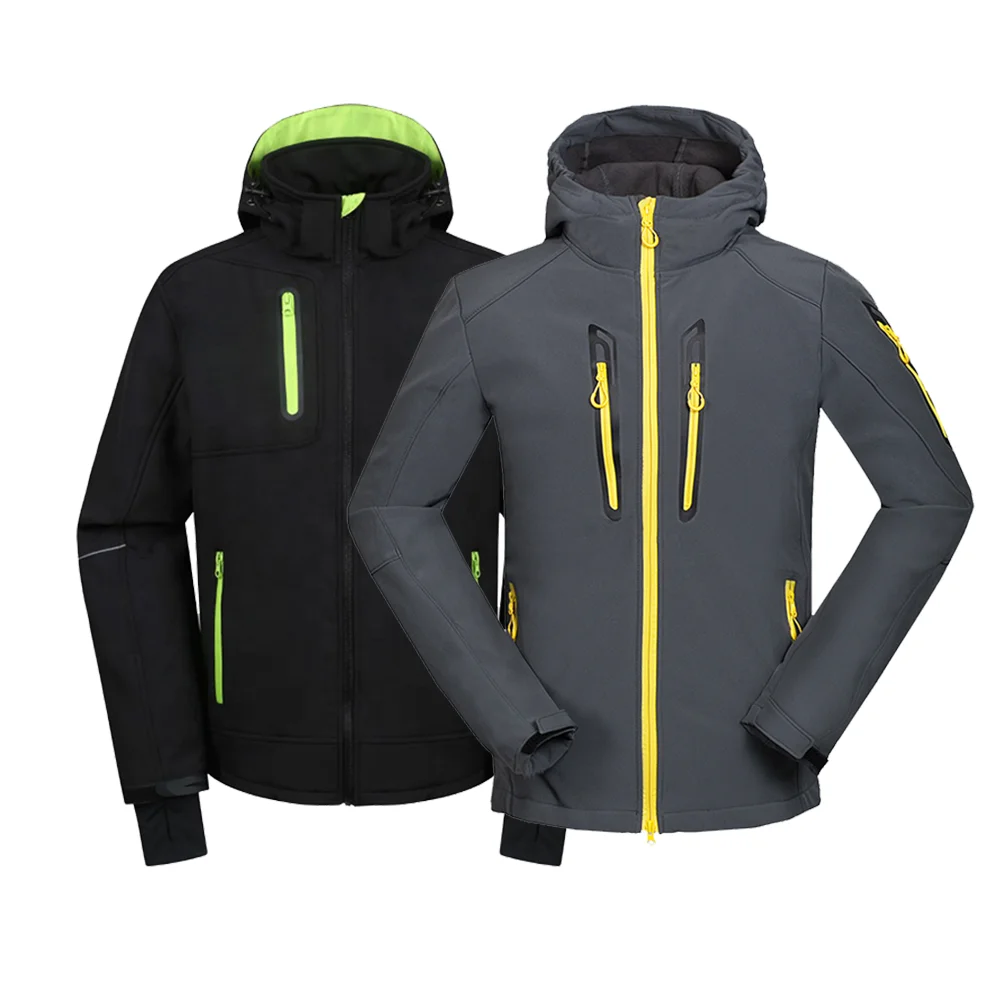 Wholesale Custom Technical Jacket Polyurethane Waterproof Coating Soft Shell Outdoor Mountain Climbing Hiking Jacket