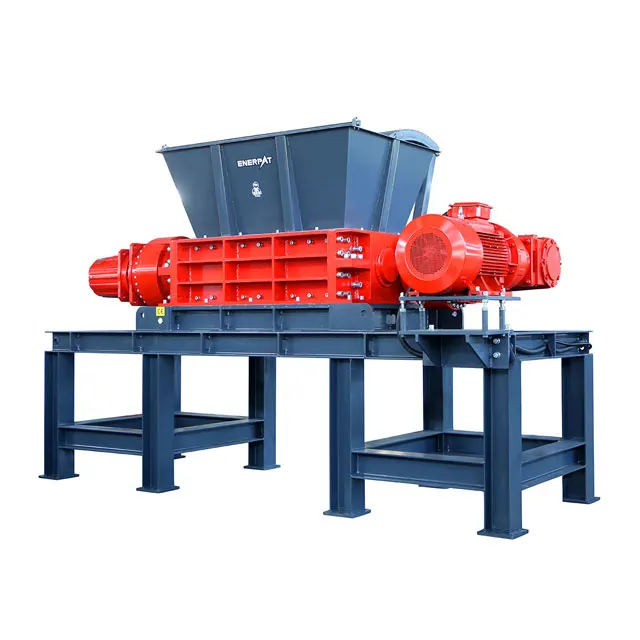 Enerpat Top Quality Two shafts Shredder Machine for Aluminum Shredding Machines
