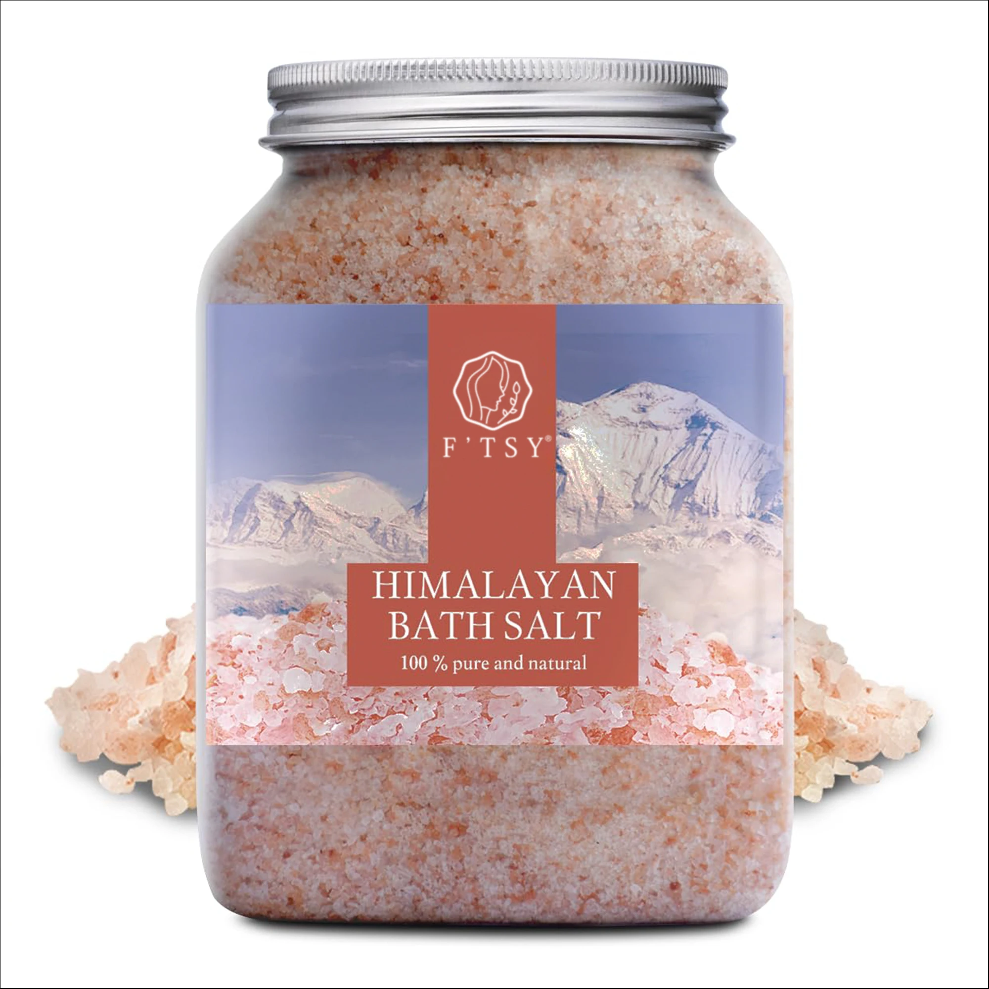 100% Pure & Natural Himalayan Salt Pink Crystal Salt Good Sleep Stress Relief Himalayan Salt