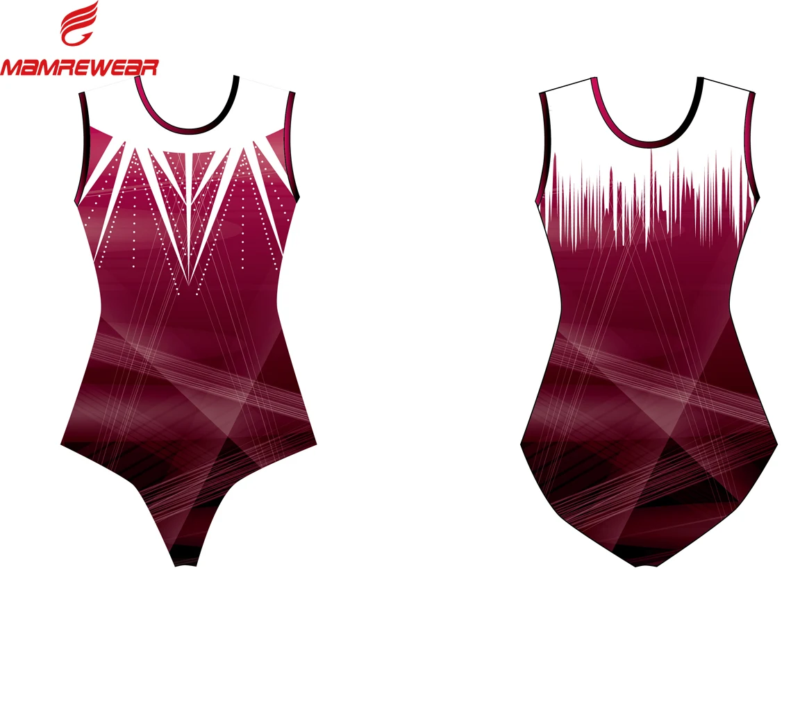 Leotards Gymnastics  Dance Leotards Customized Rhinestones Competitive Gymnastics Leotards