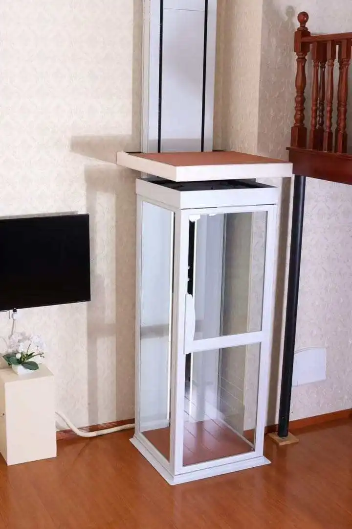 250kg residential house elevator/hydraulic small elevator for home /mini home lift for two people