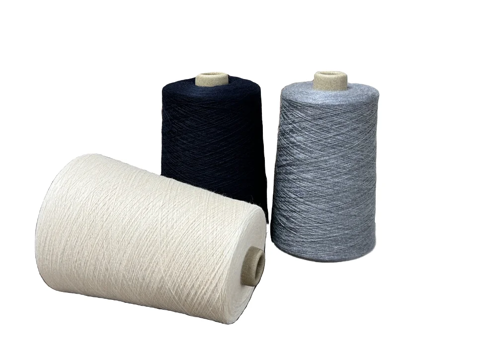 28NM/2 Colored Anti-pilling 9% amrino wool 16% acrylic 20% PTT 55% nylon blended yarn core spun yarn for Summer Sweater