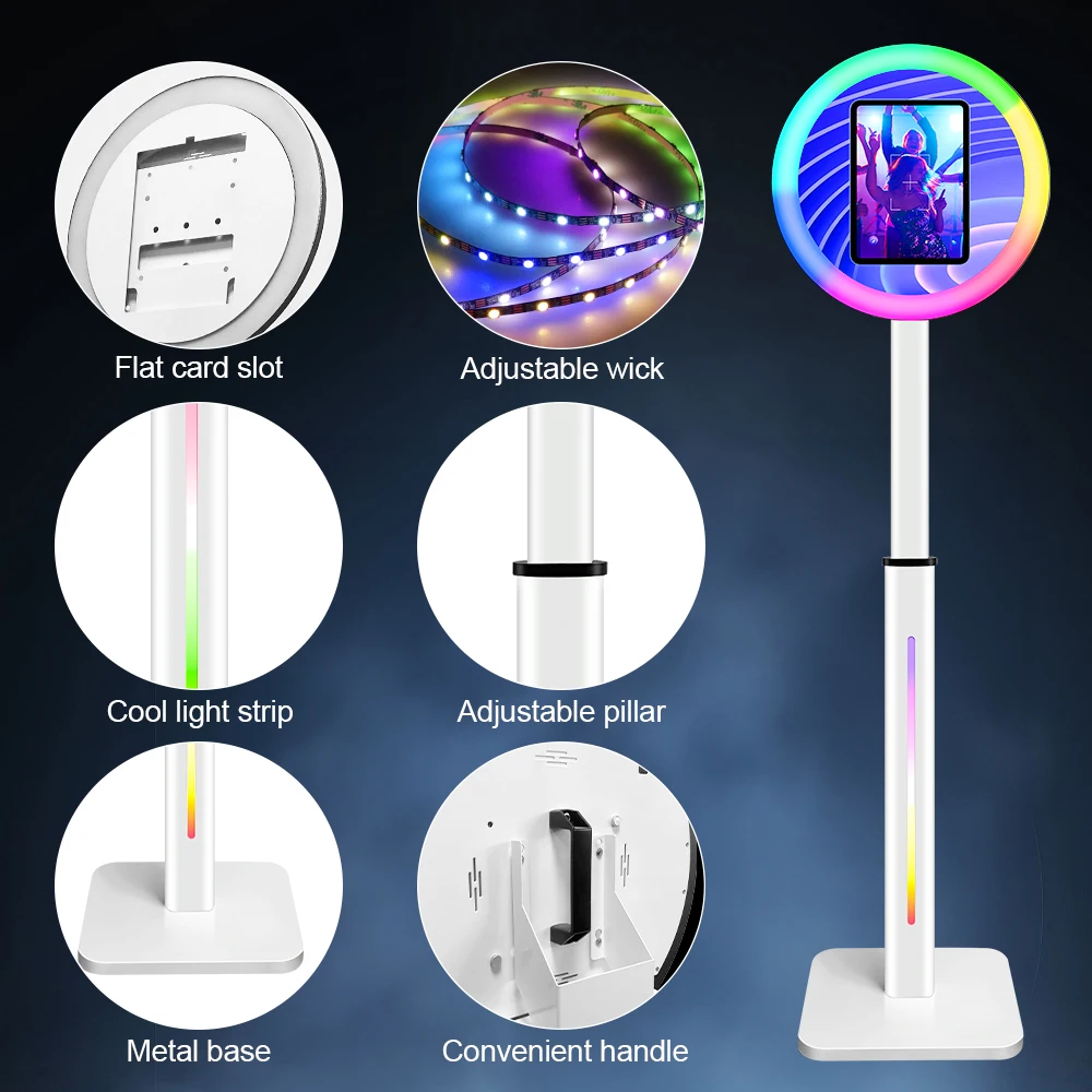 Portable Beauty DSLR Selfie Booth iPad Photobooth Photo Booth Machine for Wedding Party with APP Remote Control Photobooth