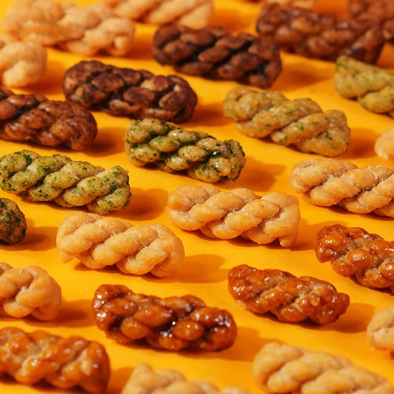 330g small fried dough twist traditional wholesale snacks crispy snack twist snack