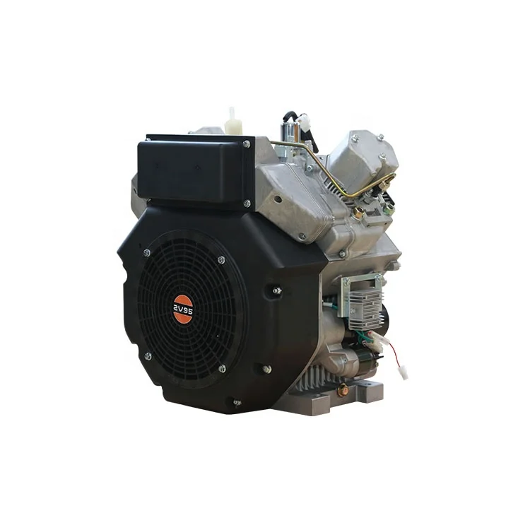 
Hot sale Hollmanpower V twin diesel engine 4 stroke 27hp 30hp air cooled twin engines 