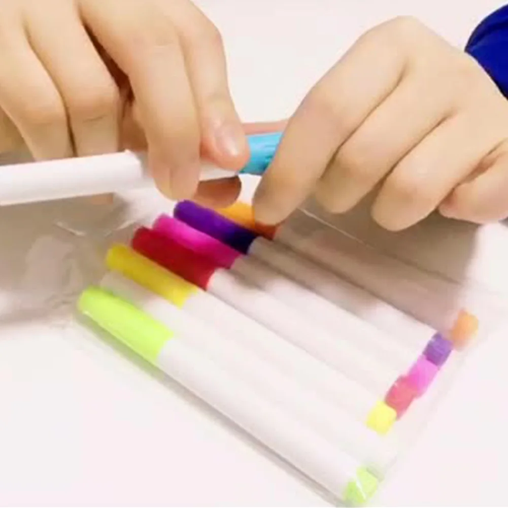 Non-toxic Wet Clean Fine, Tip Liquid Chalk Marker Pens/