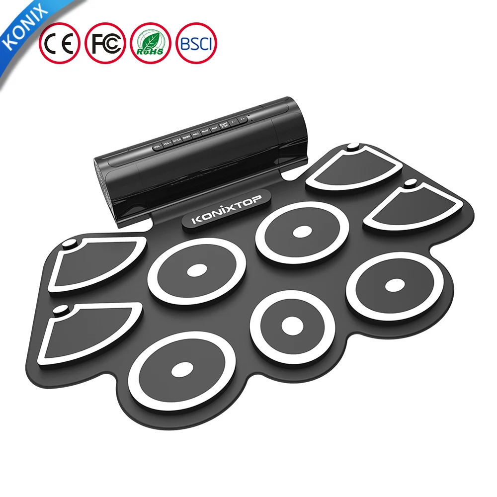 Musical Baby Drum Midi Usb Roll Up Drum Kit Driver Digital Drum Sticks Electronic Percussion