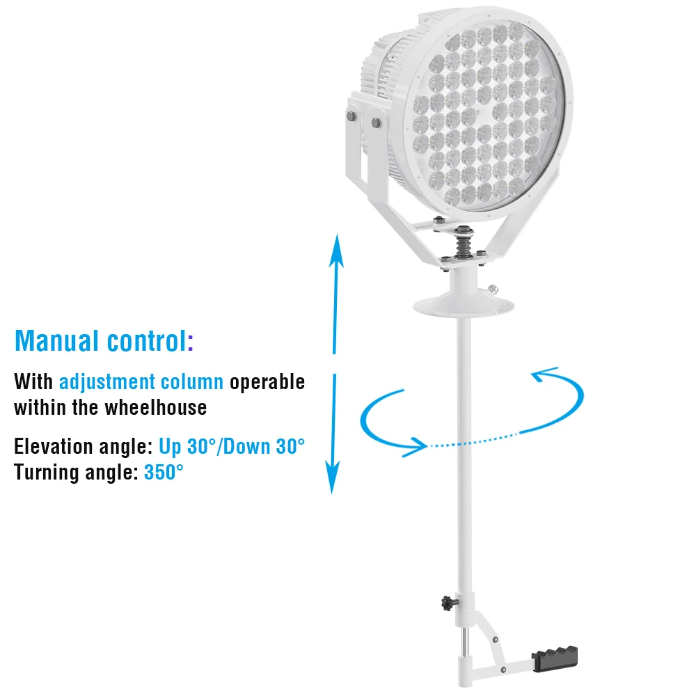 suez canal 9000lumen led super bright high power led flood light and searchlight lamp with cable and plug