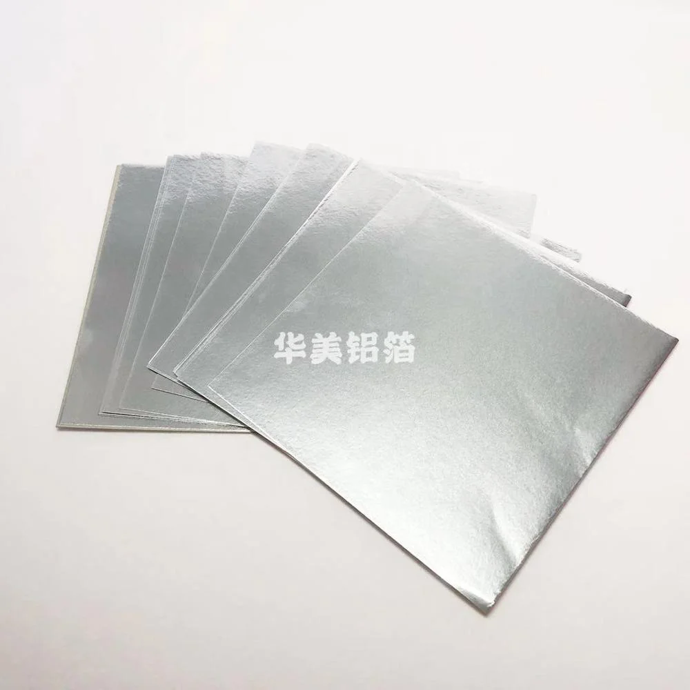 
Aluminum foil paper 50pcs/box of Silver Square Aluminum Foil for Tobacco Hookah Pipe High Quality 