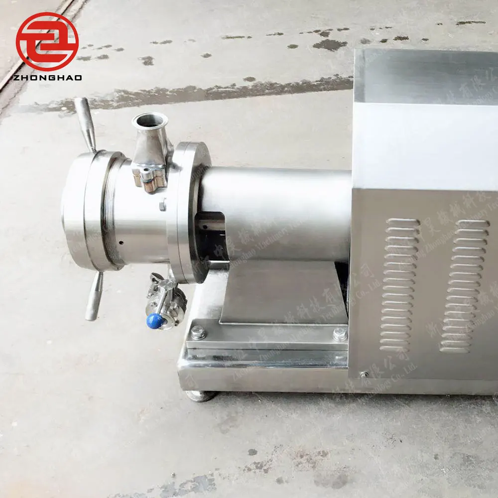 Sanitary stainless steel  horizontal colloid mill Food Grinder Tahini Peanut butter Meat Grinding Machine