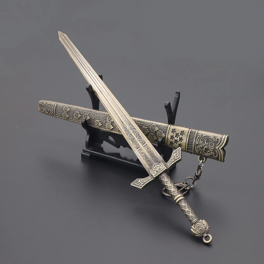 22cm Metal Sword Model Customized Elden Ring Metal Crafts Banished Knight Gift Game Knife Sword
