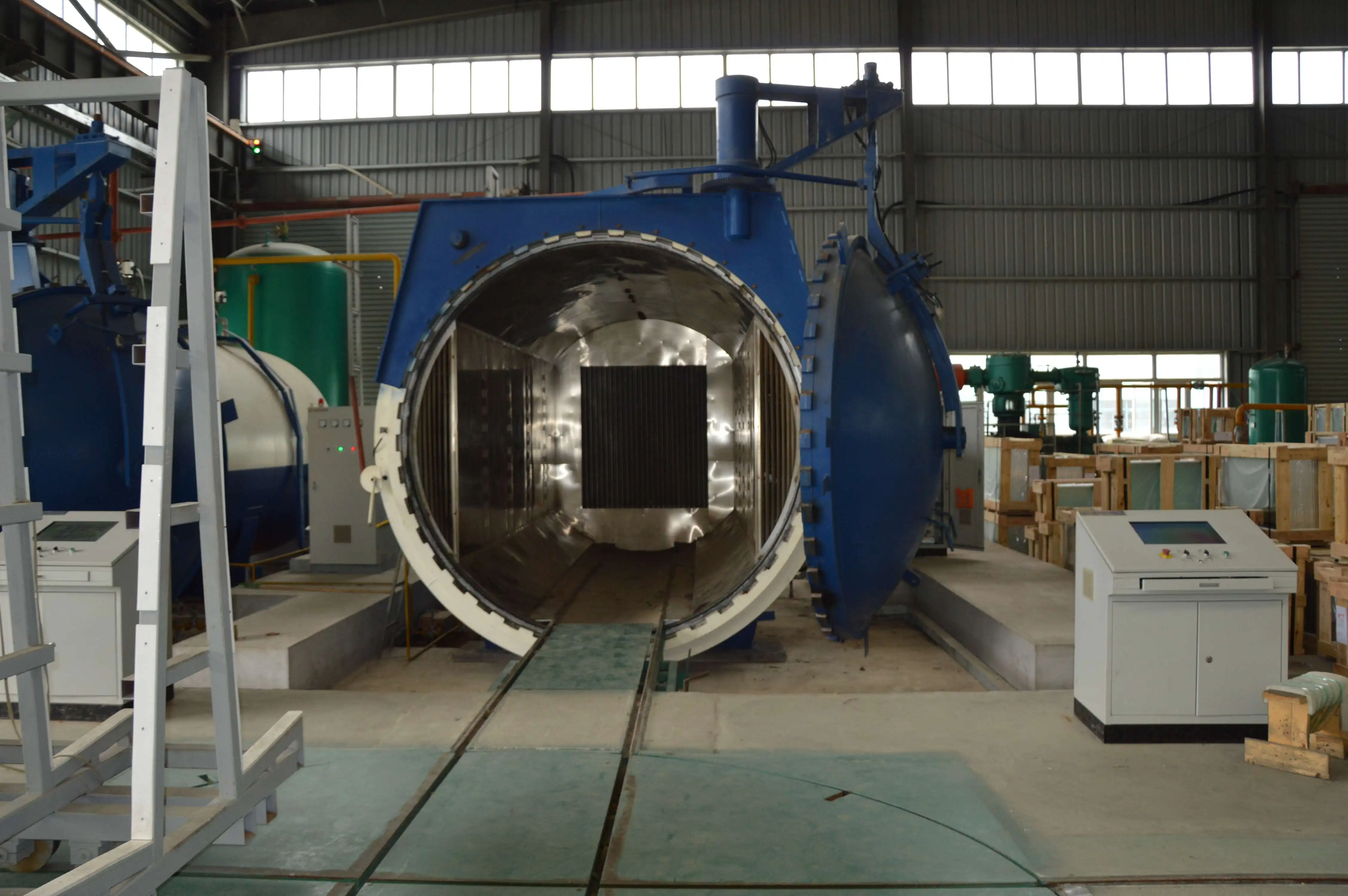 TANPU Autoclave Laminated Flat Glass Laminating Automatic Laminated Glass Machine