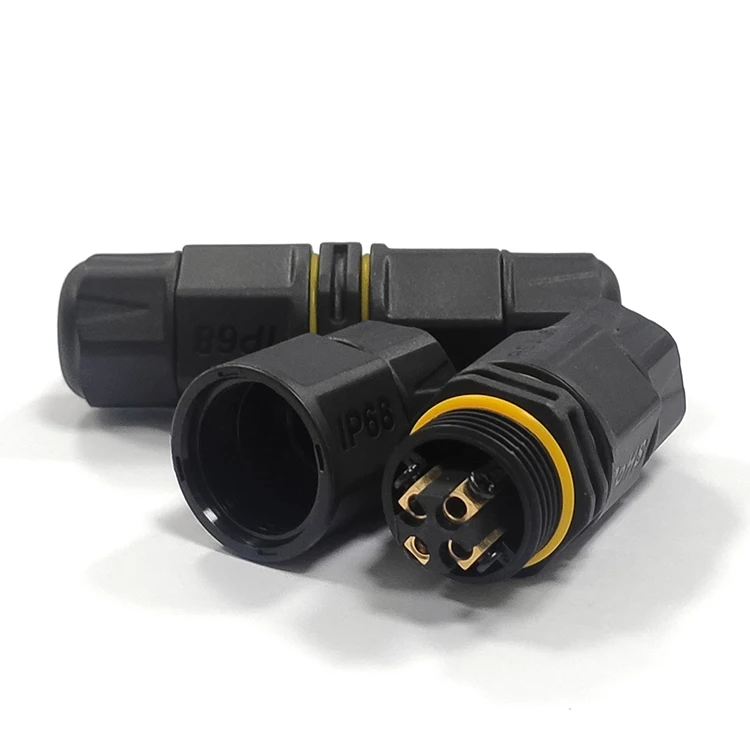 20A 450VAC M20 4pin electrical cable connector waterproof terminal IP68 waterproof connector