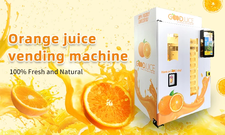 Fruit Commercial Food Shop Orange Juice Making Vending Machine