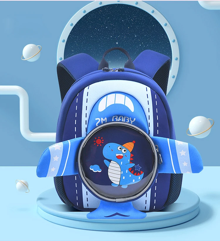 custom cartoon kids backpack high-capacity school backpack for period children boys and girls