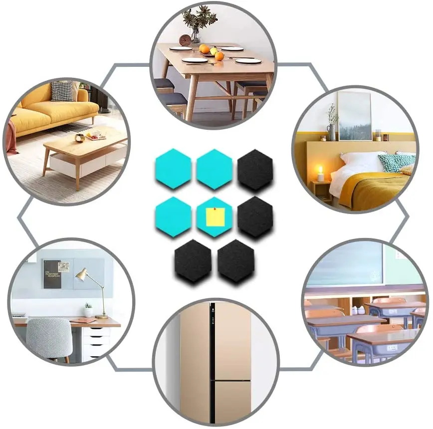 Изысканная доска для записей из войлочной ткани для дома или офиса