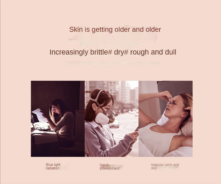 Private Label Whitening Moisturizing Anti Aging Palmitoyl Pentapeptide Amino Acid Skincare Kit/Skin Care Set With Sodium Hyaluro