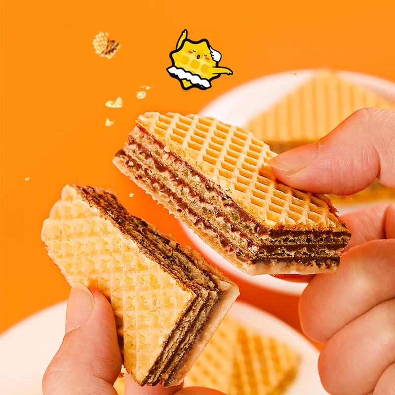 Mangehuafu Manufacturers Cookies Chocolate flavor Wafers Biscuits delicious Healthy Food Wholesale