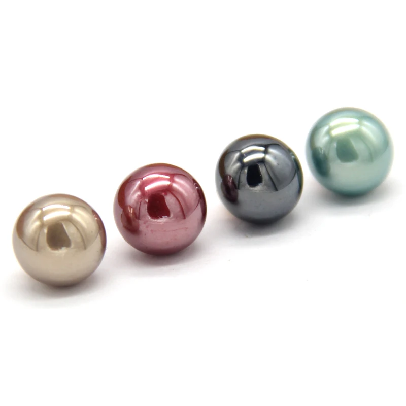 Round Mini Jewelry Sewing Pearl Buttons  For Clothing Shirt Holiday Dress Wedding  Decorations Sewing Accessories