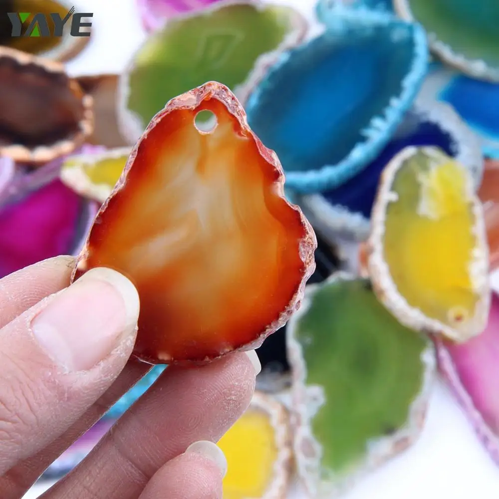 Wholesale Factory Price Bulk Agate Coaster Slices Natural Gemstone Agate Coaster