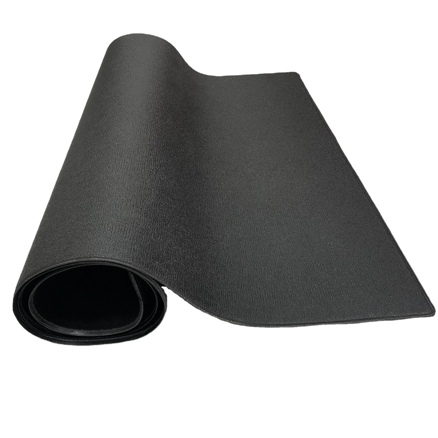 Non-slip Rubber Gymnastic mats PVC Indoor Treadmill Bike Equipment Mat for Home Gym Workout Exercise