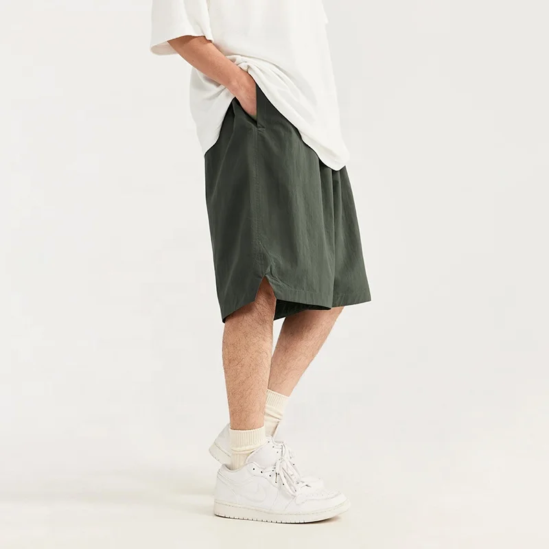 INFLATION Absorb Sweat Shorts Men Baggy Wide Leg Woven Custom Trousers Summer Shorts
