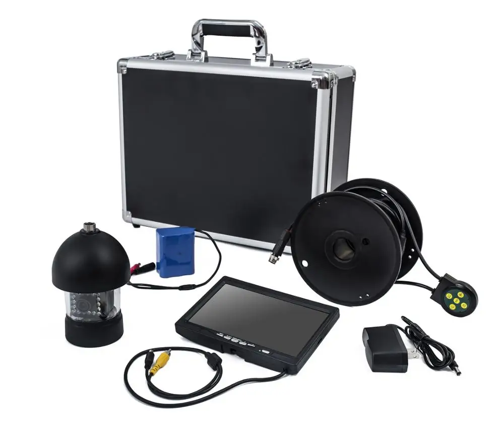 20M 7 Inch 18 LEDs Separable 360 Degree Rotating  Recording Fishing Camera