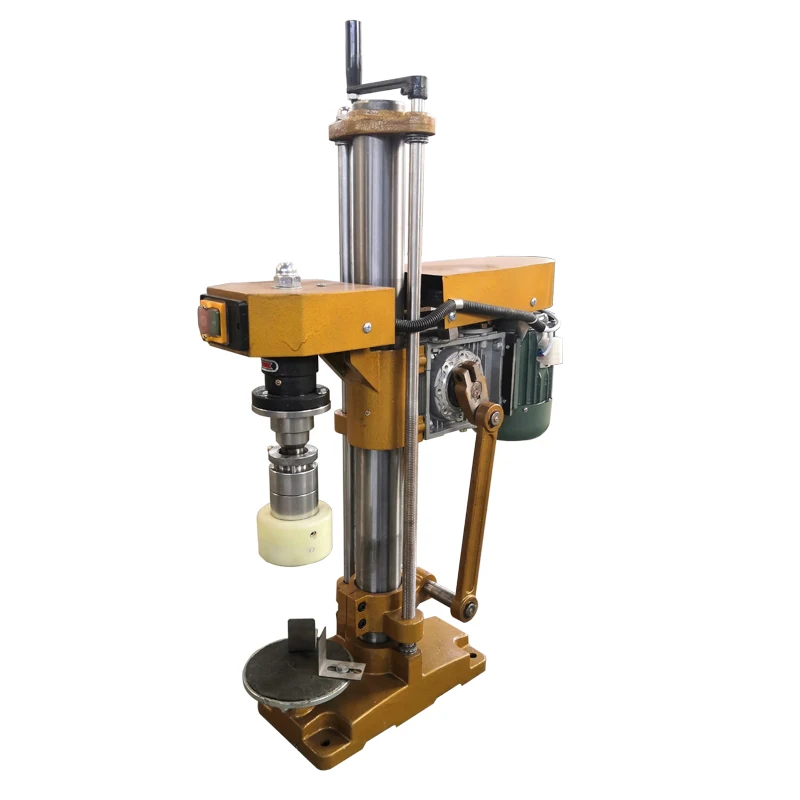 GOFAR semi automatic glass jar lug caps metal can cap capping sealing machine