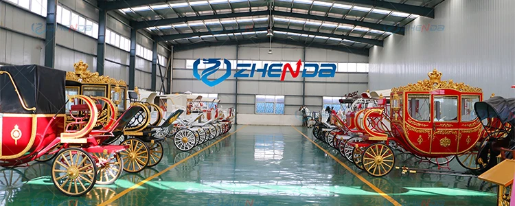 Custom designed Royal horse carriage High quality Royal horse carriage  Electric Royal horse carriage