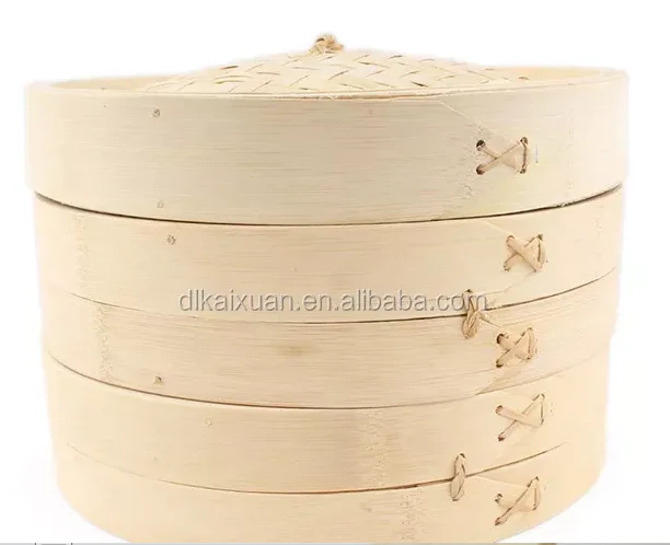 food steamers steam bun bamboo kitchen dim sum steamer basket 100% natural bamboo steamer