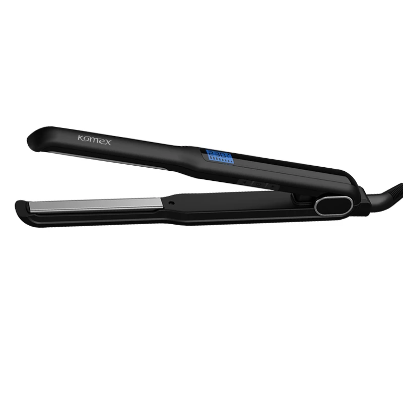 Выпрямитель для волос Komex Сага модный плоский утюжок с цифровым ЖК-дисплеем и контролем температуры мужчин Плойка завивки 2020