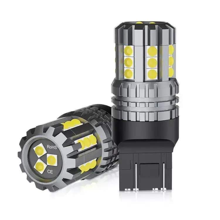 Wholesale Led 3030 24 Smd Turn Signal light Canbus Bulb 1156 1157 T25 3156 3157 T20 7440 7443 Led Brake Light Width Light