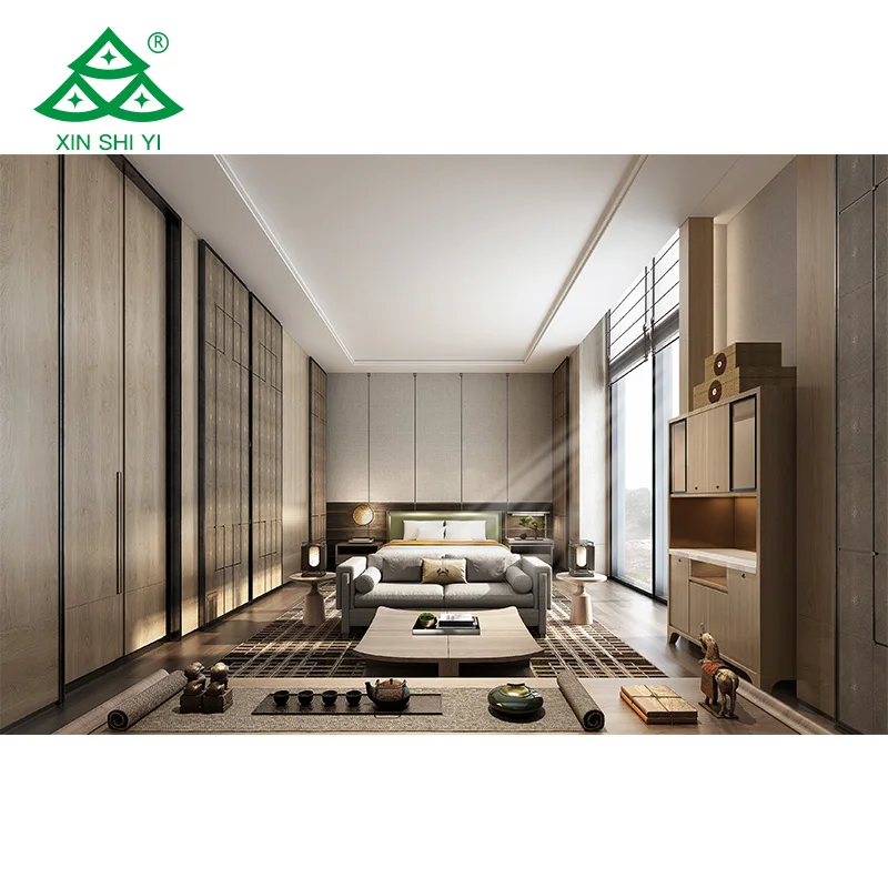 5 star luxury Furniture Hotel Bed Room Furniture Bedroom Set custom made hotel bedroom furniture