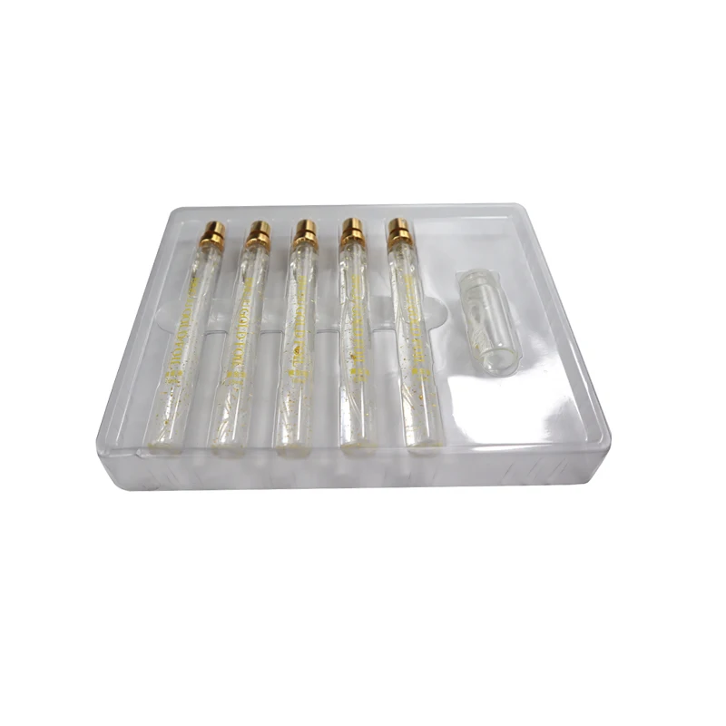 absorvible Gold Protein Peptide collagen threads Lines Carving Serum face Removal Wrinkles