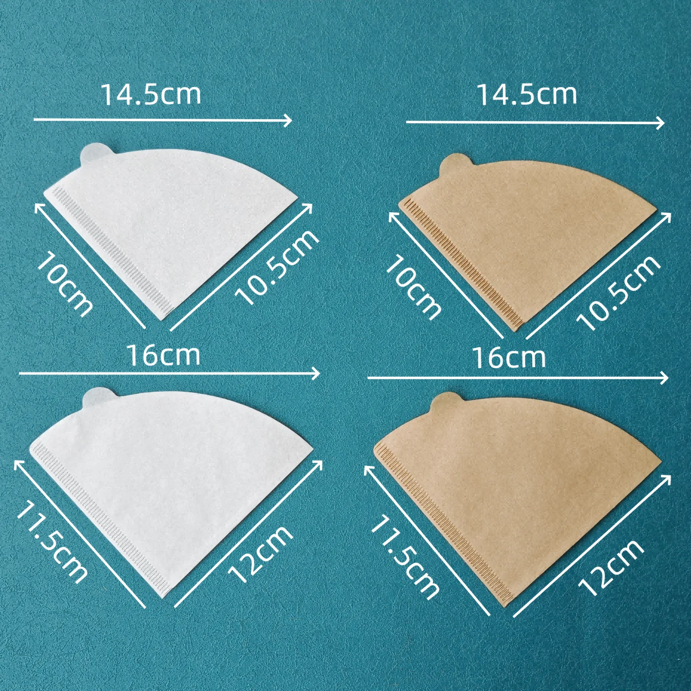Coffee Filter Paper Eco-Friendly Cone Coffee Filter Paper 100pcs Shape Coffee Filter Paper 1-2/2-4cup For Drip Brew
