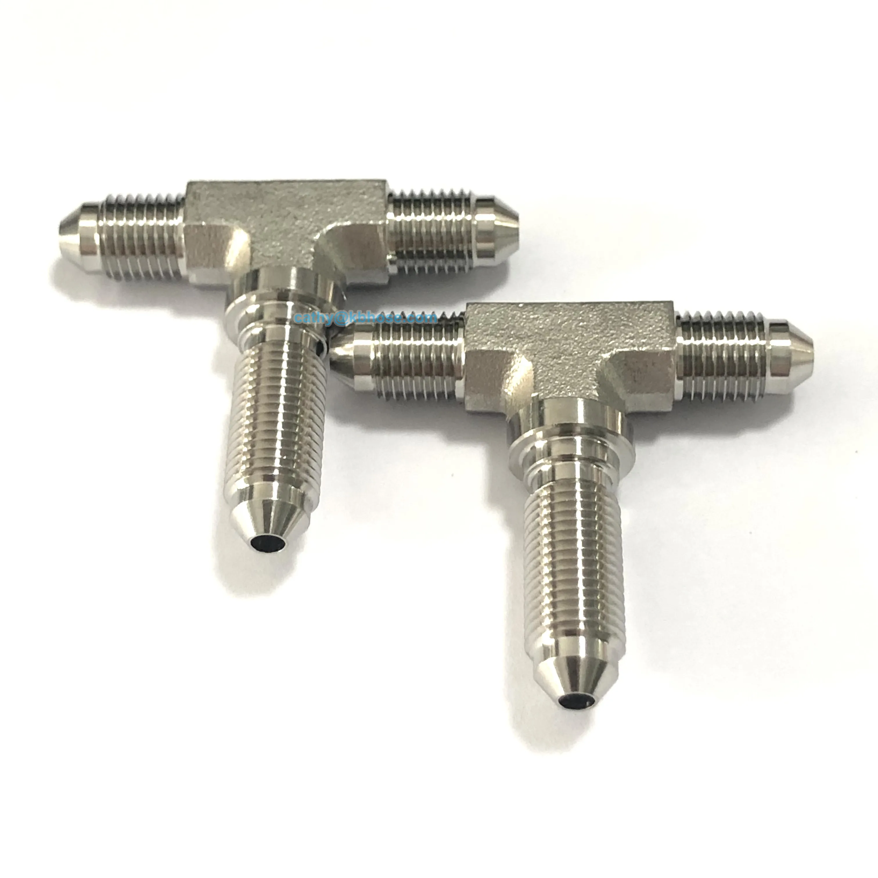 Performance Auto Parts Splits 3 Ways T Brake Line Hose Fitting 3AN AN3 Stainless Steel Tee Bulkhead Fitting
