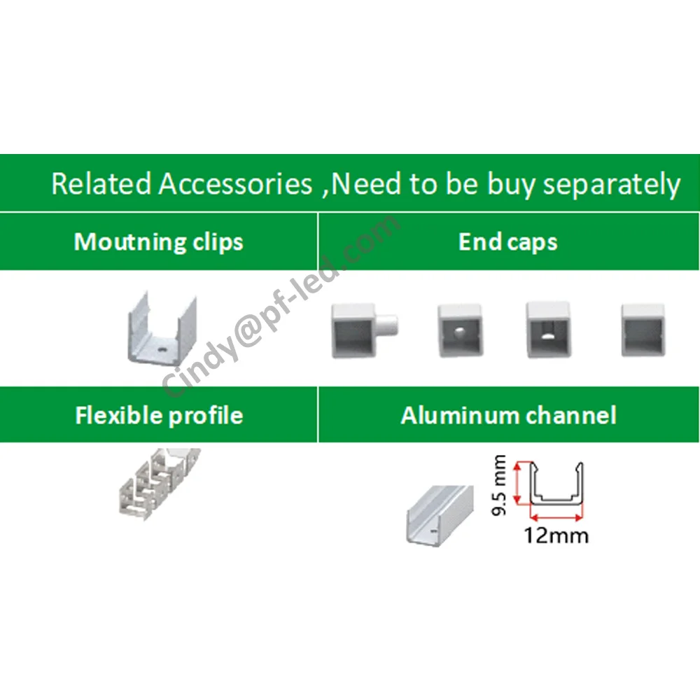 Flat Top 100m 200m  10x10mm empty Soft led Neon silicone Tube for 5mm  led strip