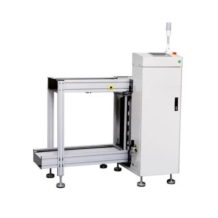 LED Touch Screen SMT Magazine Loader for PCB Handling for Processing Lines in SMT Producing Line