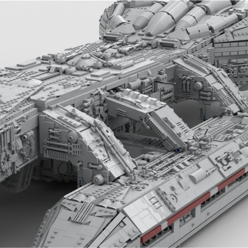 Bebricks MOC Space series M40001 Battlestar Galactica Super Scale Building bricks Interstellar warship toy bricks