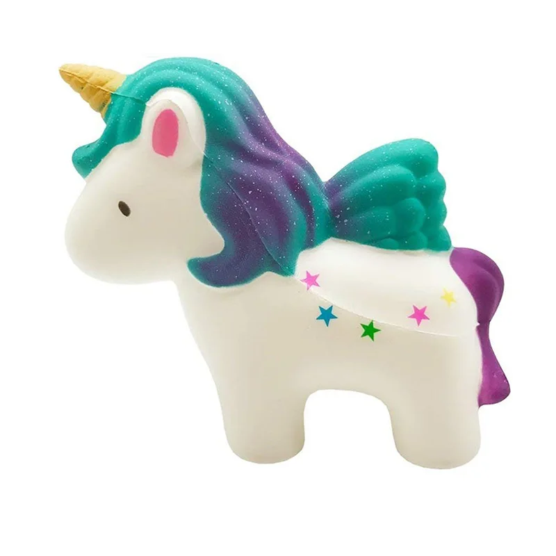 Amazon Hot Sale Squishies Unicorn Horse Kawaii Soft Squishy Slow Rising Stress Relief Squeeze Toys