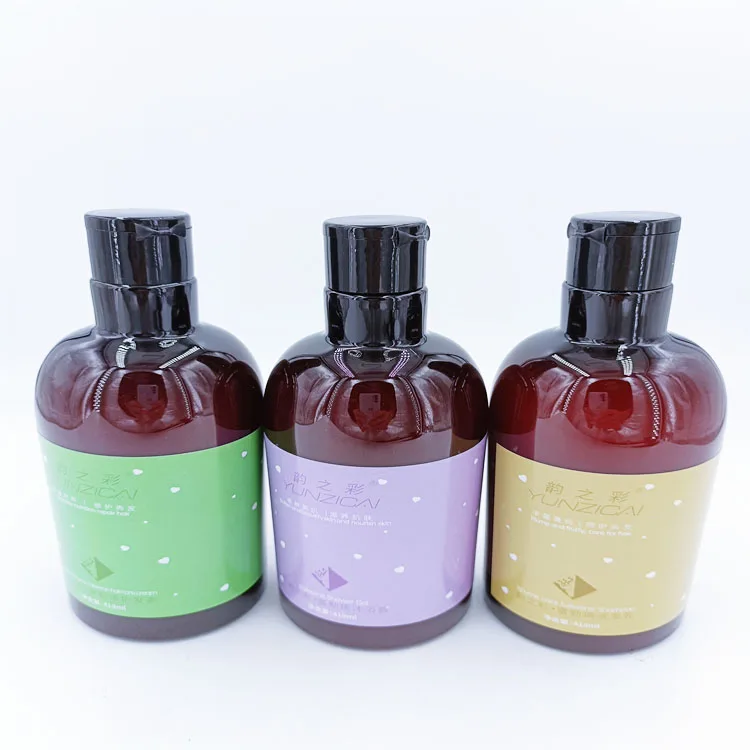 Chinese Suppliers Yuncai Shampoo And Hair Care And Shower Gel Set For Sale