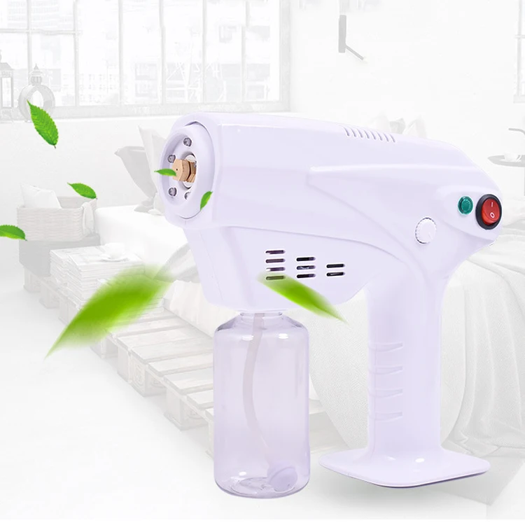 Wireless Steam Portable Sterilize Atomizer Mist Nanomachine Disinfection Machine Mister Blue Ray steamer Nano Sprayer Fogger Gun